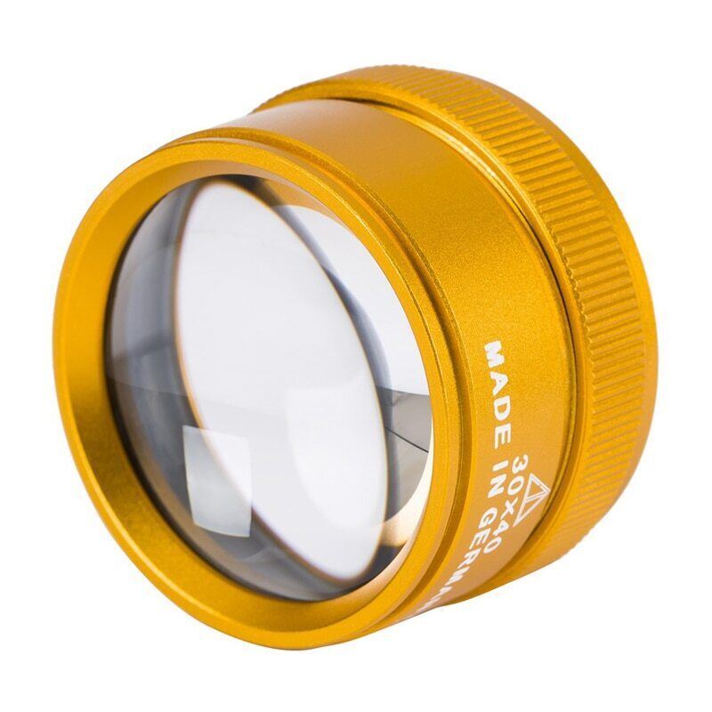 Germany Made 30X magnifier loup for precise watch and jewelry repair tasks.