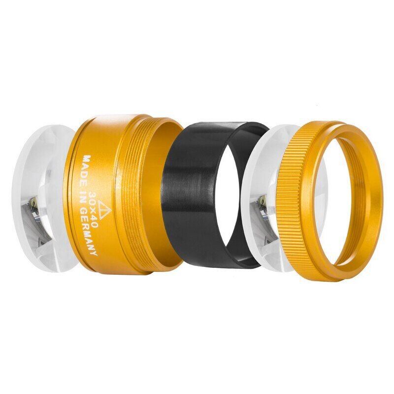 Germany Made 30X magnifier loupe for detailed watch and jewelry repair precision.