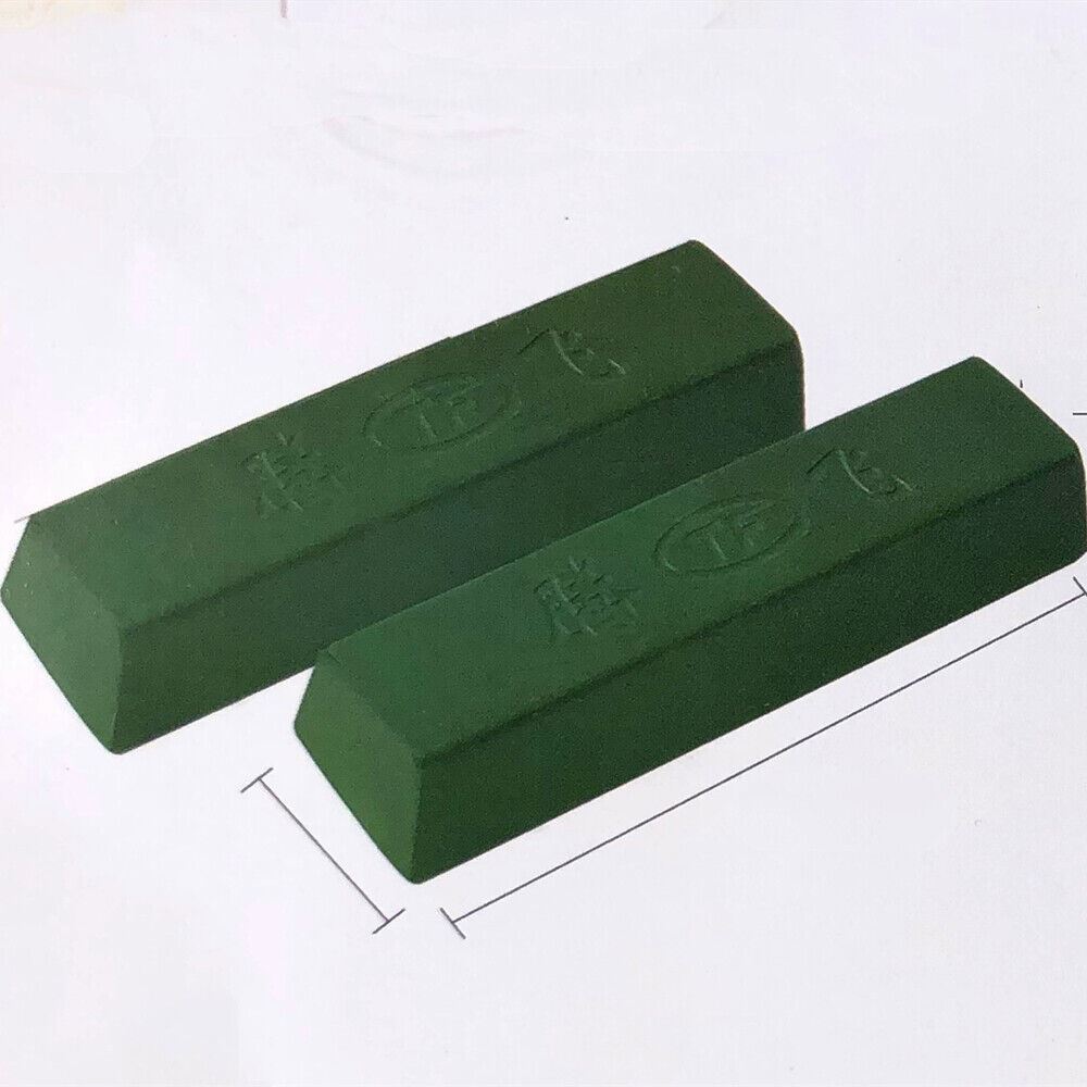 Green stainless steel polishing compound for jewelry and watch repair