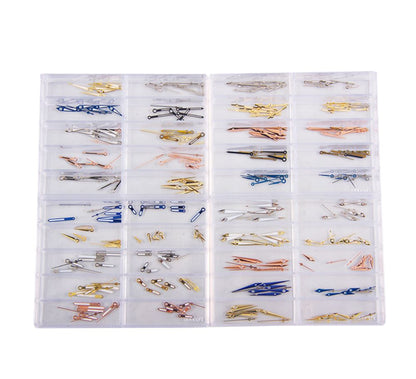 Set of quartz watch hands including small, minute, and hour hands, compatible with 2035 movement.