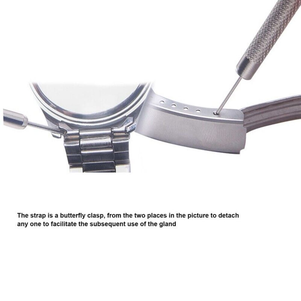 Set of 13 watch case press dies, ideal for crystal and case back repairs on multiple watch brands.