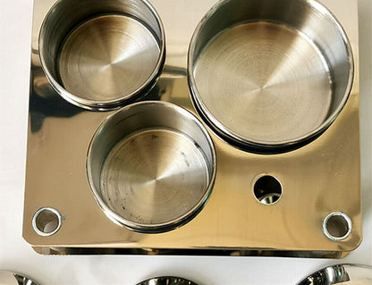 Stainless Steel Benzine Barrel Tool Set for precise watch movement cleaning and repair