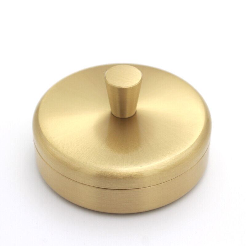 73mm brass benzine cup with anti-leak cover for precise watch oiling.