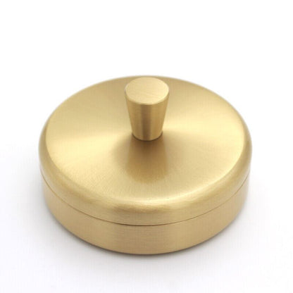 73mm brass benzine cup with anti-leak cover for precise watch oiling.