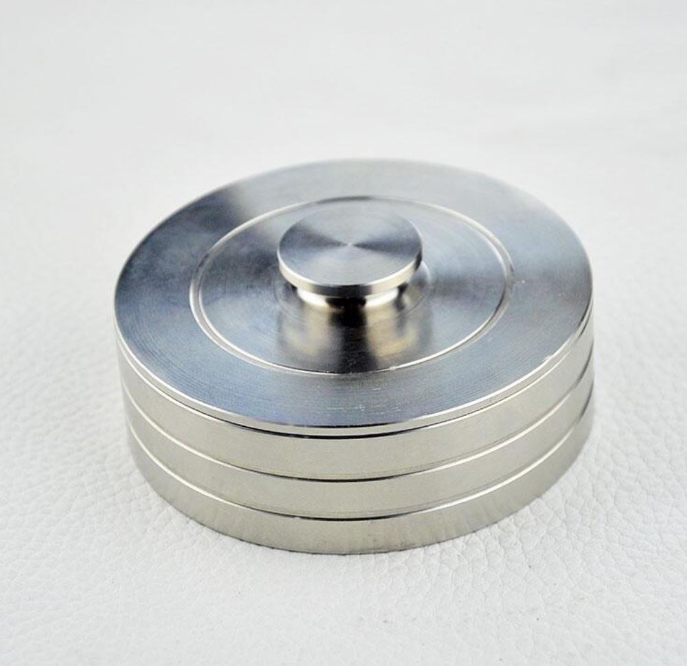 76mm stainless steel watch oil cup with anti-leak cover for precise lubricant storage.