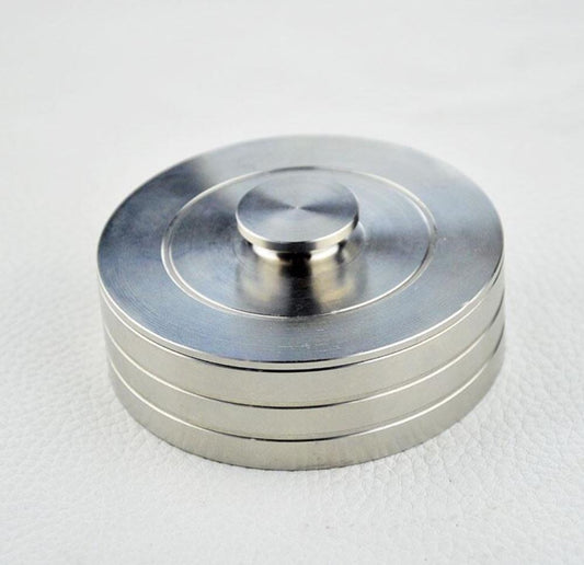 76mm stainless steel watch oil cup with anti-leak cover for precise lubricant storage.