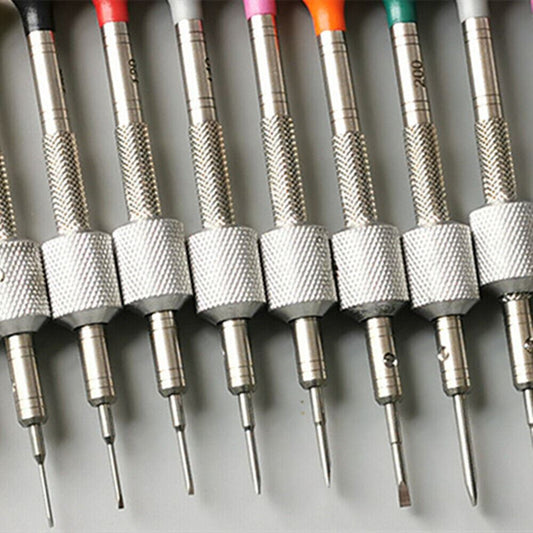 Tournevis à fente pour montre à tambour individuel fabriqué en Chine, 0,6 mm à 2,0 mm, pour réparation