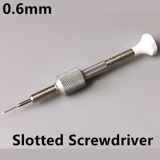 China Made Individual Drum Barrel Watch Slotted Screwdriver set 0.6mm-2.0mm for precise watch repair tasks