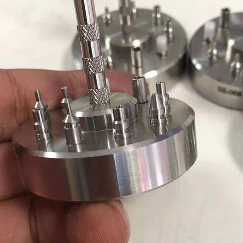 Watch Repair Tool 5378 with 8 stakes on holder for precise hand fitting by brand quality