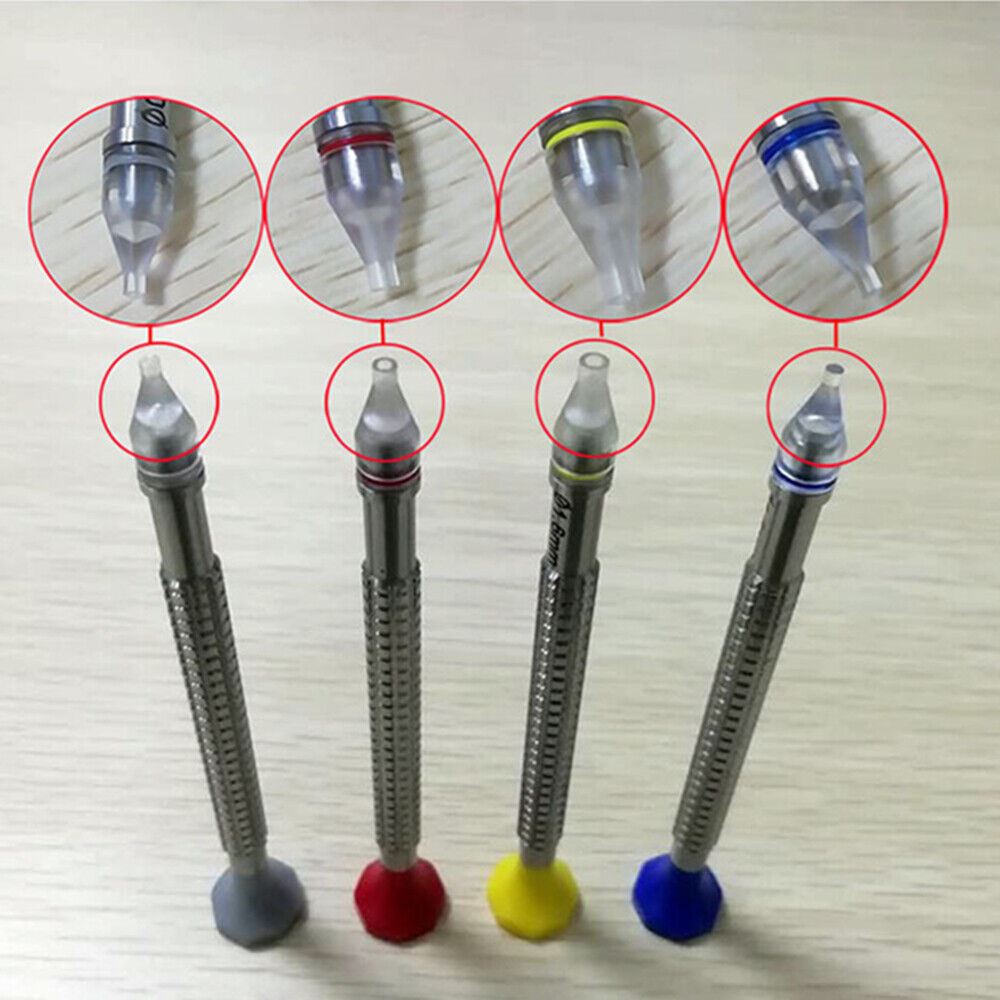 0.6-1.5mm Size Watch Hand Fitting Tools Set of 4 with Base Watch Repair Tool