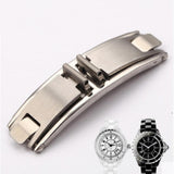 3x Stainless Steel Watch Clasps Ceramic Butterfly Buckle J12 Elastic Buckle