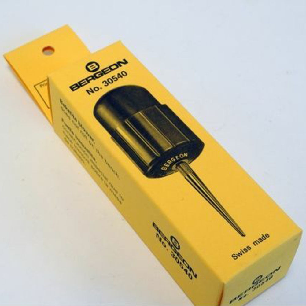 Bergeon 30540 Bakelite blower removing dust from watches and delicate watch parts.