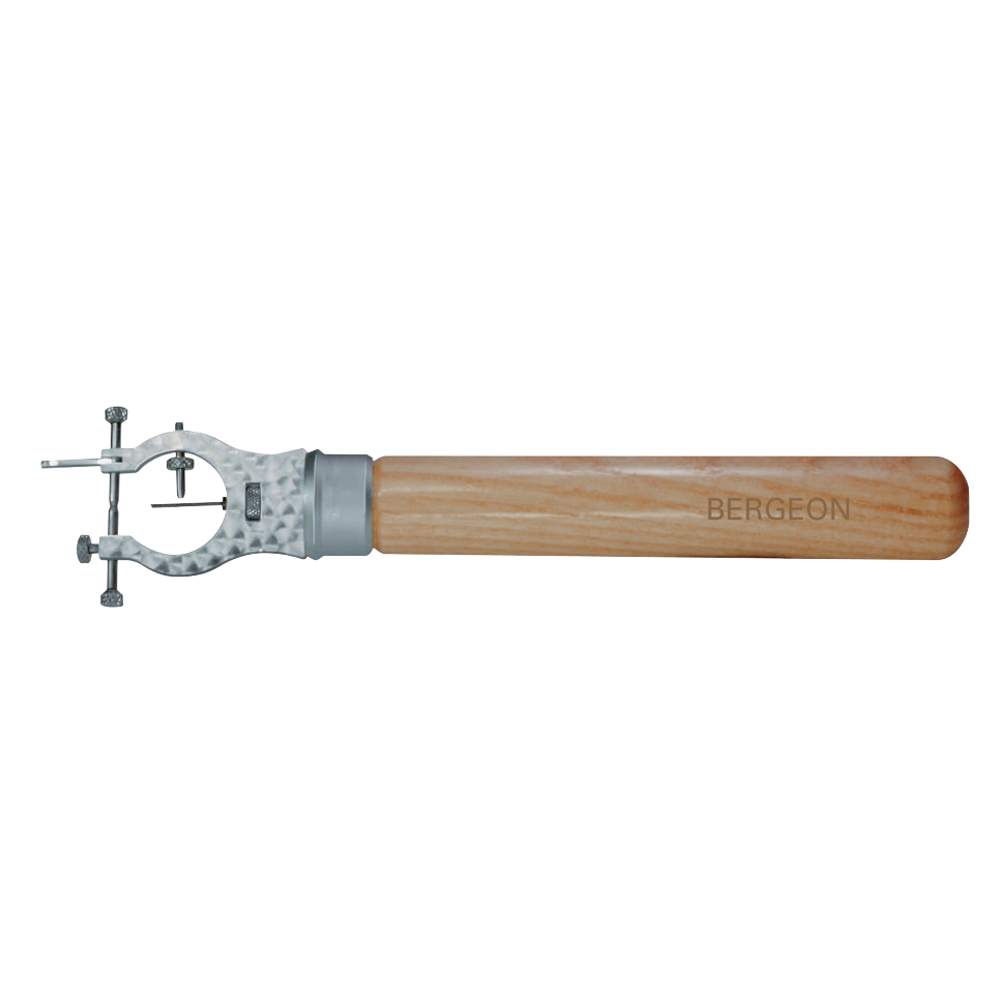 Bergeon 30548 truing caliper for precise watchmaker tool measurements and fine adjustments.