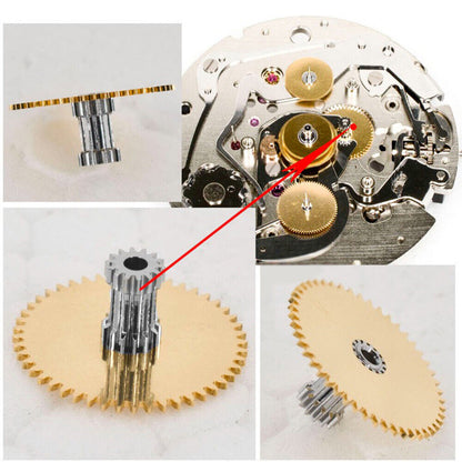 Set of 3 ETA C01.211 Date Minute Wheels, precision replacement watch movement parts #6439 by ETA