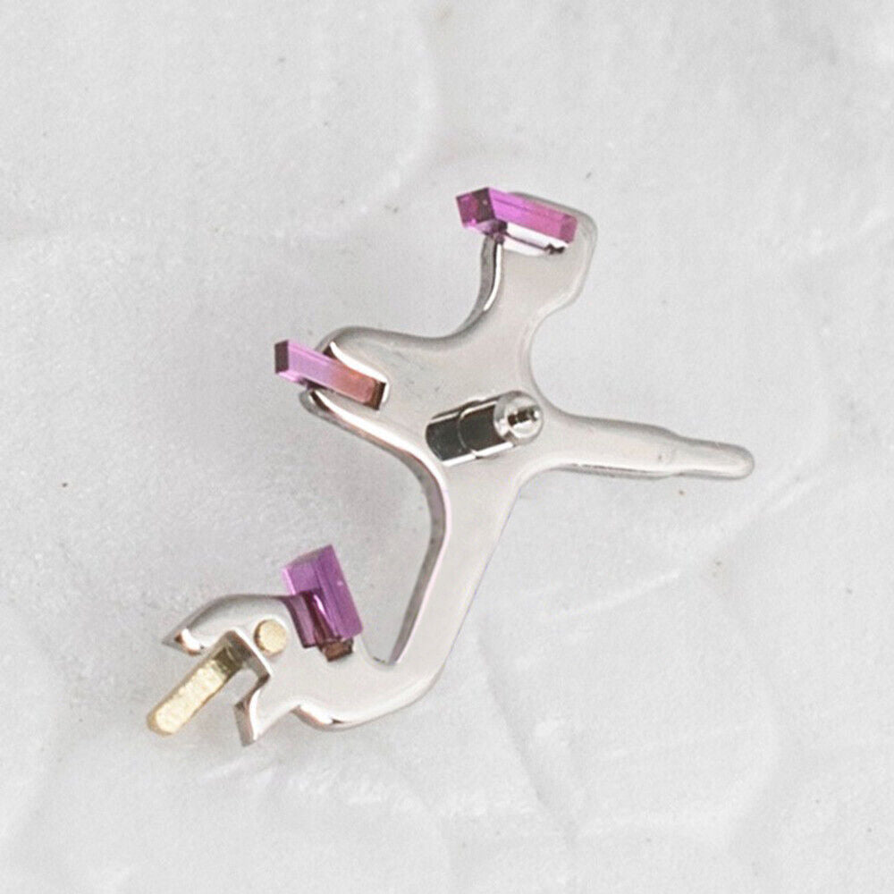 Omega 8500A movement pallet fork and escape wheel set, precision watch accessory for high-performance repair.