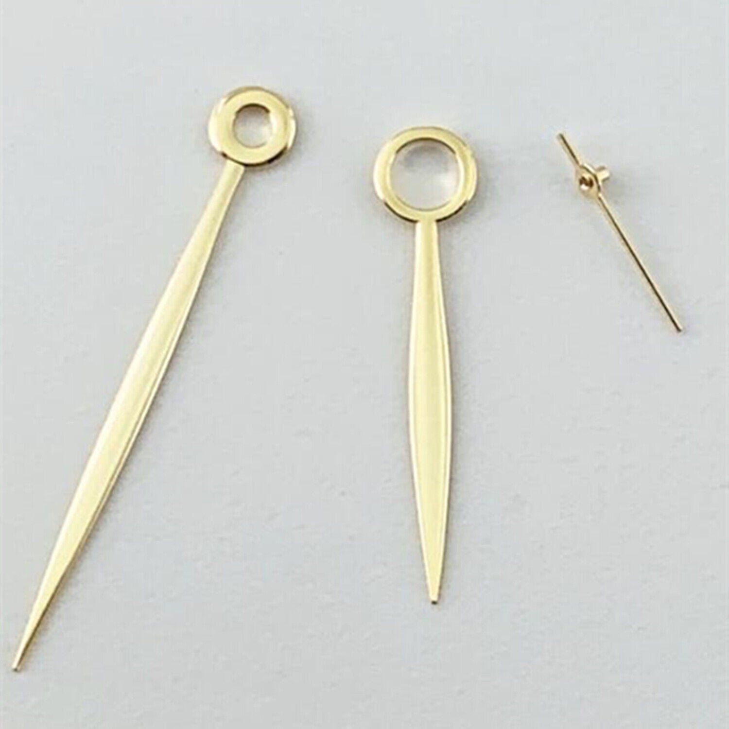 Golden Willow leaf-shaped watch hands for Seagull ST3600, ETA6497, ETA6498 movements.