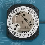 Japan Made VX22 Quartz Watch Movement Date At 3/6 White Disk Replacement