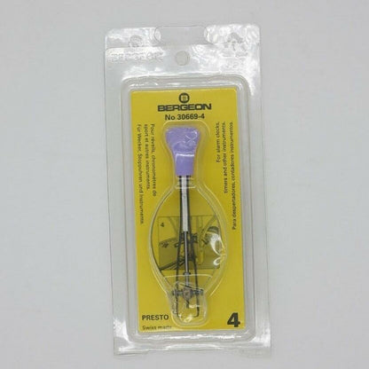 Bergeon 30669-4 watch hand remover tool for precise alarm and timer sweep wheel adjustments