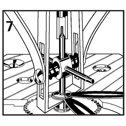Bergeon 30671-7 watch hand remover tool for curved dials, precision stop for delicate watch repair tasks