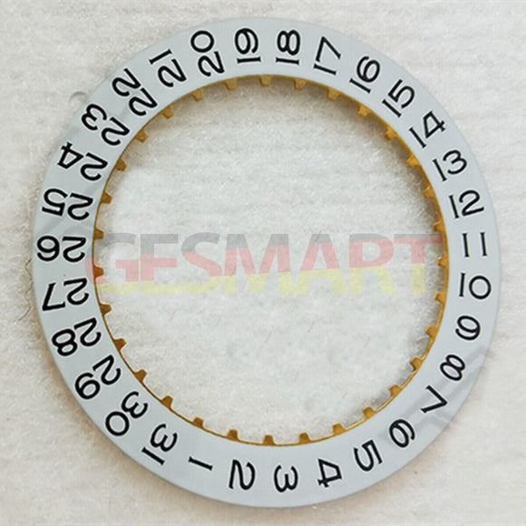 Brand New White Date Wheel Overlay Generic for ETA2824 Movement Date At 3