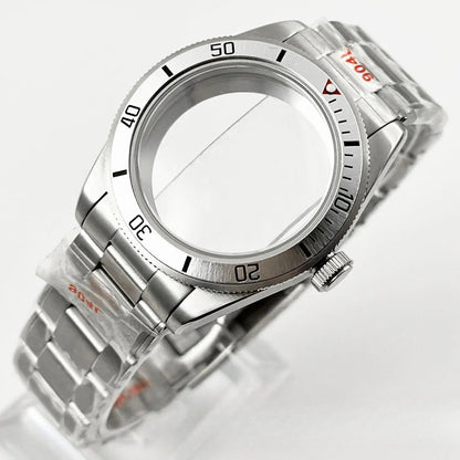 39MM Bezel Domed Sapphire Crystal Case for NH34 NH35 NH36 NH38 ETA 2824 PT5000