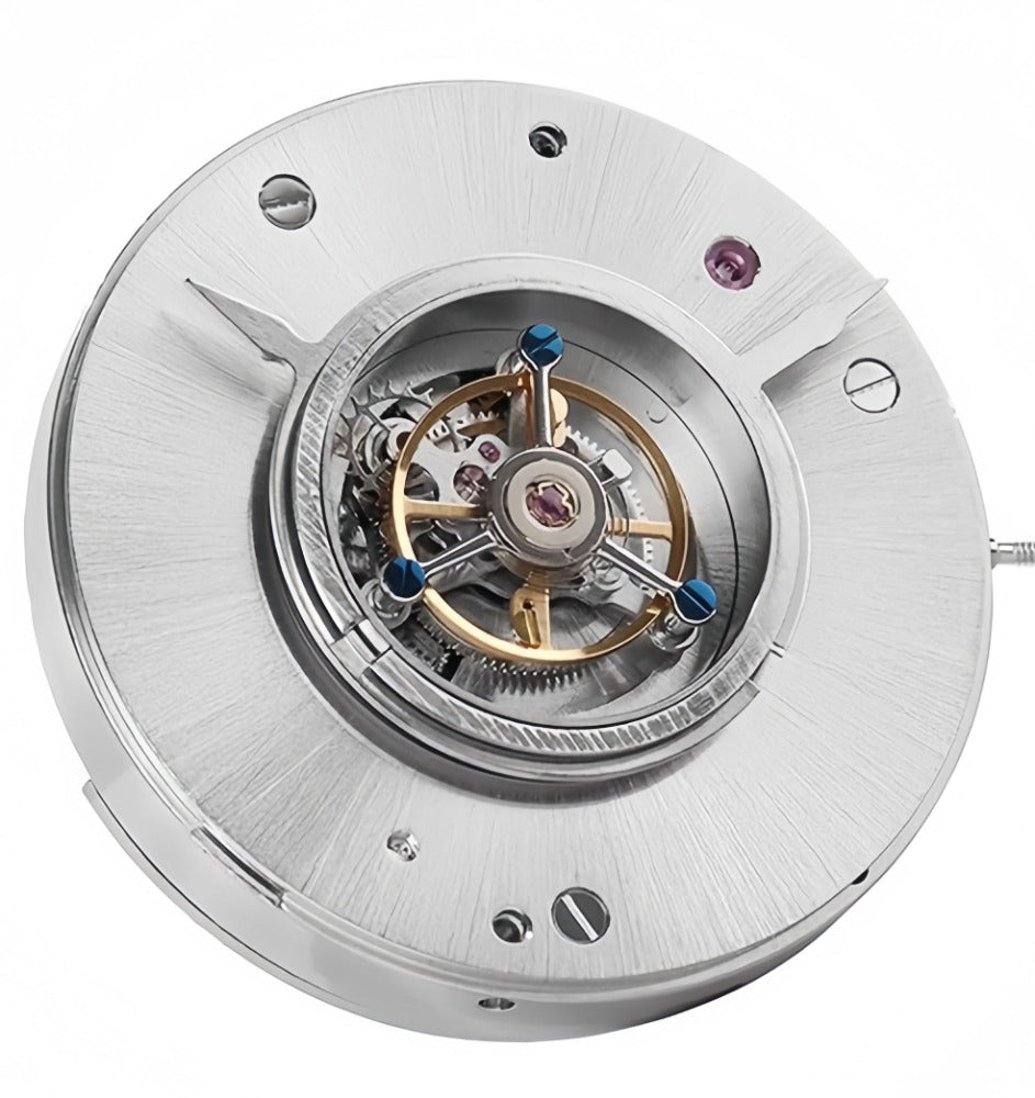 Hangzhou 3JZ0E automatic rotor movement for mechanical watch repairs, China made.