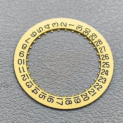 Generic Golden Date Disk+Week Disk Wheel for ETA 2834 2836 2846 Movement