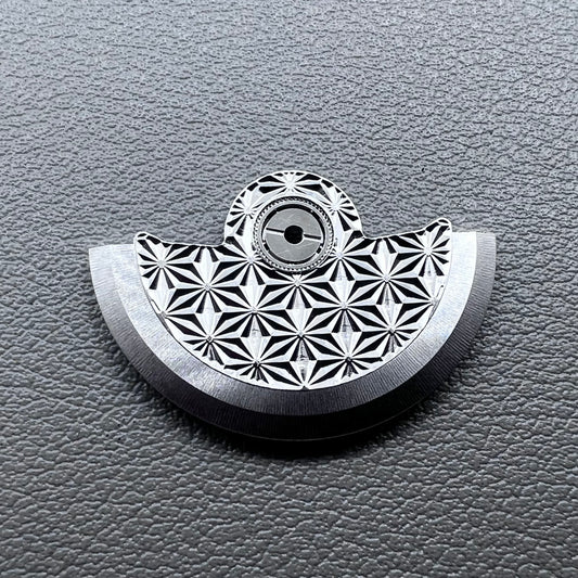 Silver Fireworks Pattern Rotor Oscillating Weight for Movement NH34 NH35 NH36 NH38