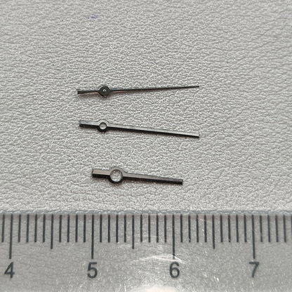 2 Sets/Pack Modified Black Square Pointed No Lume Hands for NH35/36 NH38 NH72