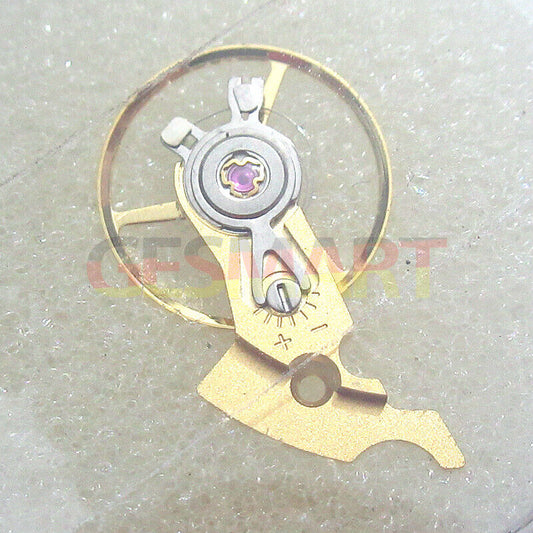 Golden balance wheel with splint designed for Seagull and ETA 2824, 2836, 2834 watch movements.