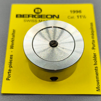 Swiss Bergeon 1996-11 1/2 Movement Holder with Adjustable Hollow Center Screw