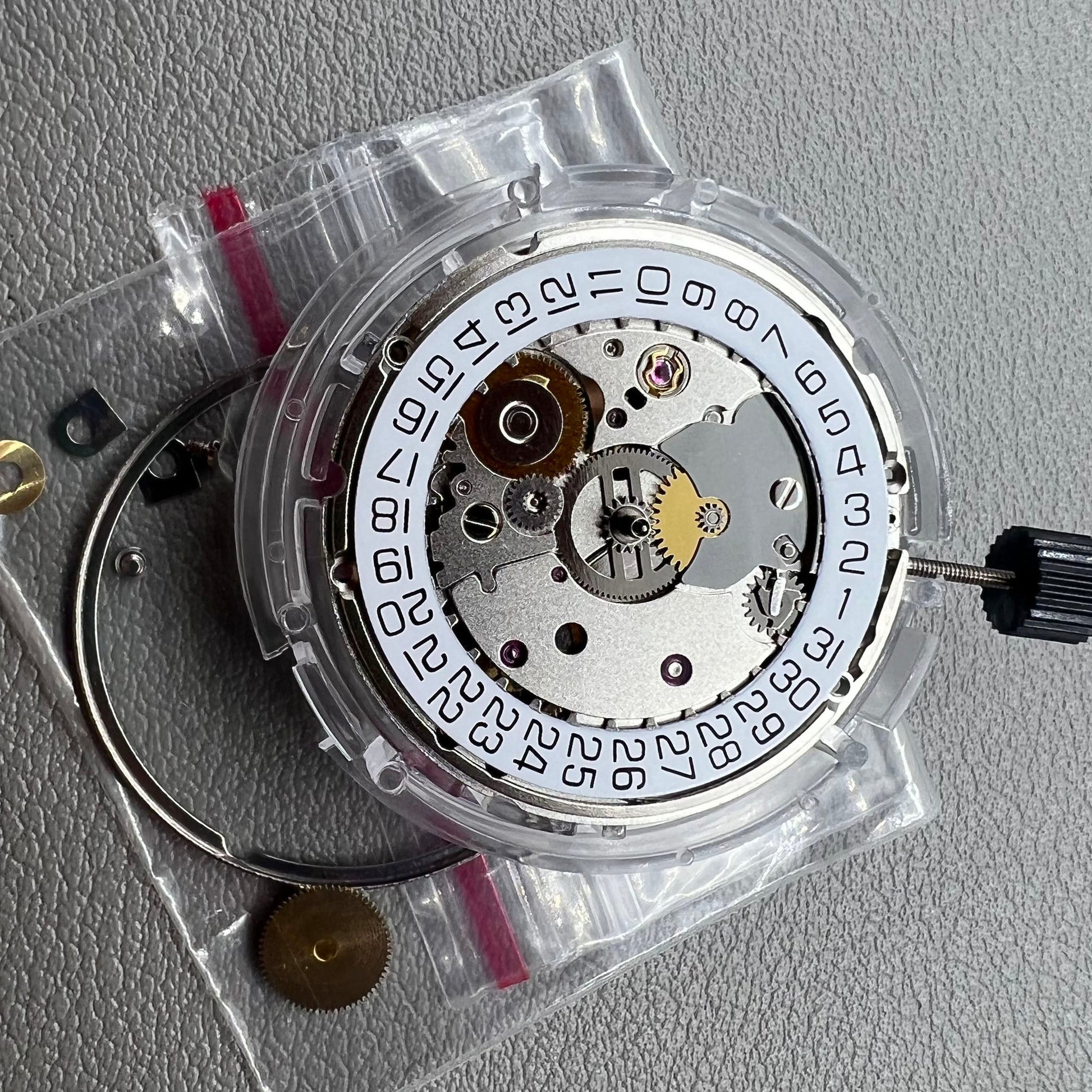 Seagull ST2130 automatic watch movement replacement, silver-plated, compatible with ETA 2824-2.