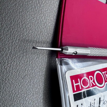 Horotec MSA01-201-100 1.00mm precision screwdrivers for watch repair without spare blades.