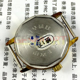 34mm China Made Manual Mechanical Watch 17 Jews Golden Dial Golden Round Case