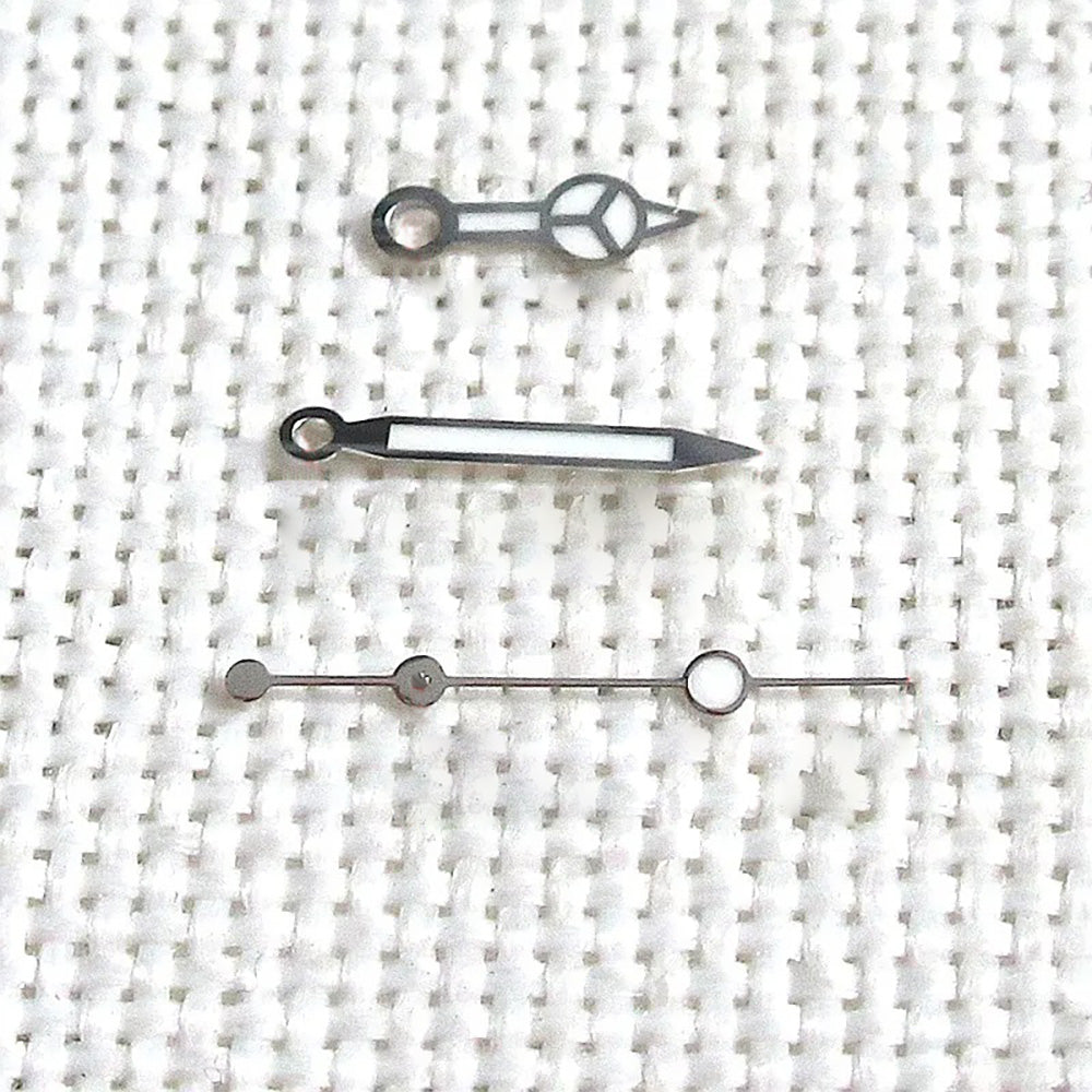 Luminous watch hands for 3135 movement, compatible with Rolex 116655, 116613, 116610 models, ideal for repairs.