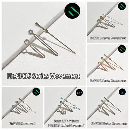Rose Gold/Silver/Gold Watch Hands Pointers for NH35/36/ Miyota 8215 Movement