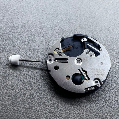 Swiss ISA 9231 Quartz watch movement with star moon phase display at 6 o'clock, precision craftsmanship.