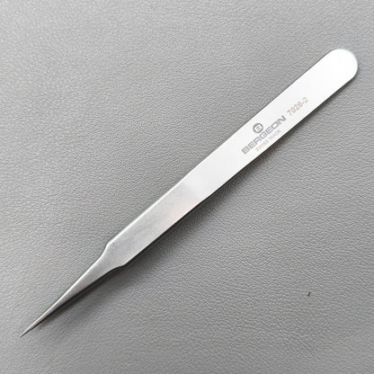 Swiss Bergeon 7026-5 Antimagnetic Tweezer Super Fine Points for Hairsprings