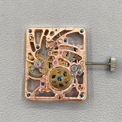 Rose Gold Hollow Square Hangzhou 2189 Mechanical Movement