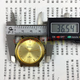 35mm Round Golden Case Golden Dial Tianjin Seagull Manual Mechanical Watch