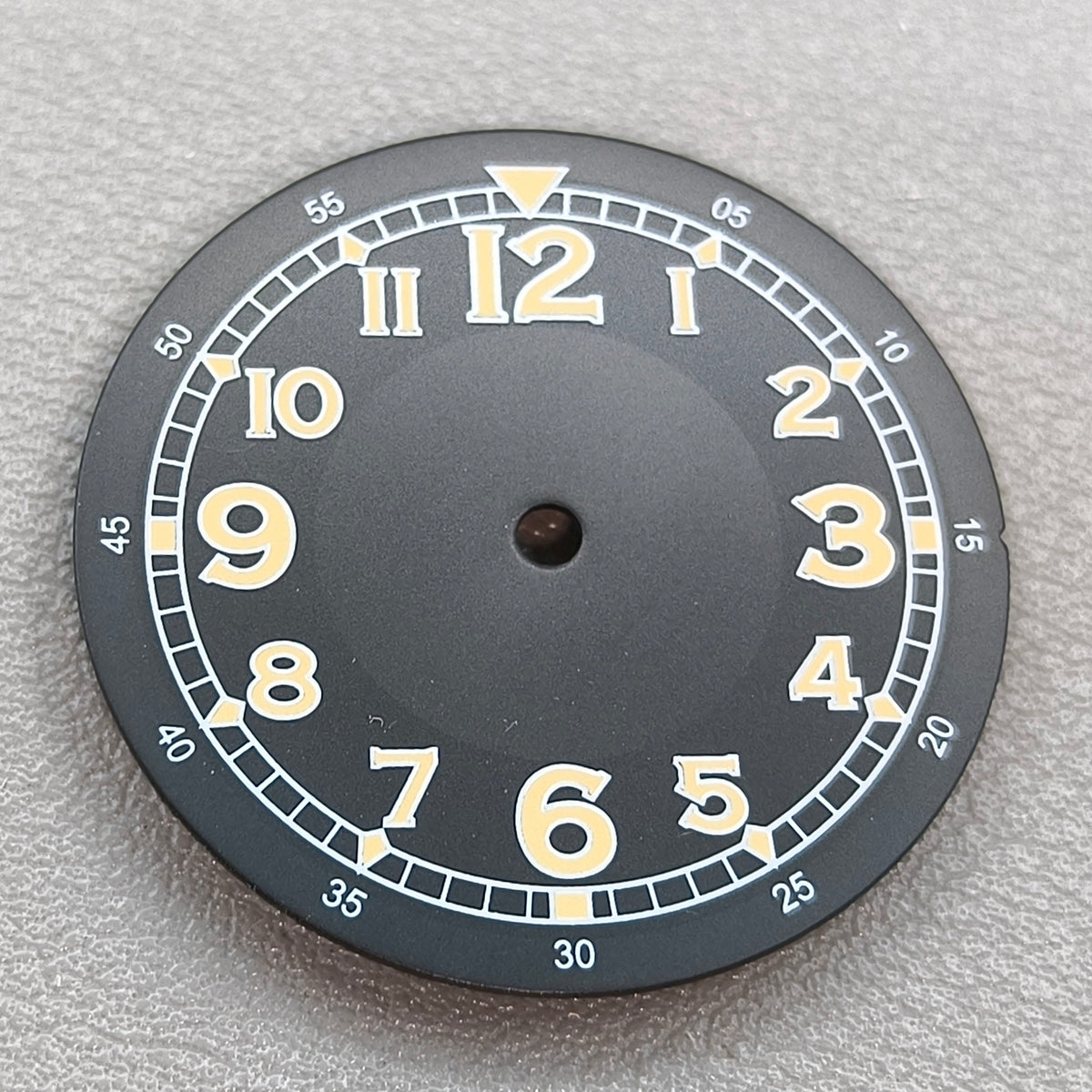 30mm Black Numberal No Lume Watch Dial Fit for NH35 NH36 8215 2813 Movement