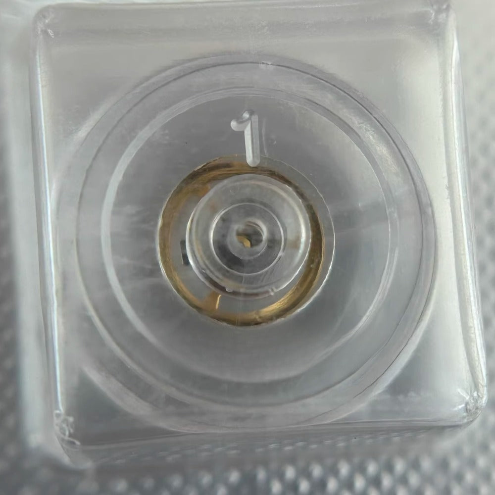 Steel balance wheel for Swiss ETA2000 L595.2 movement, precise watch component.