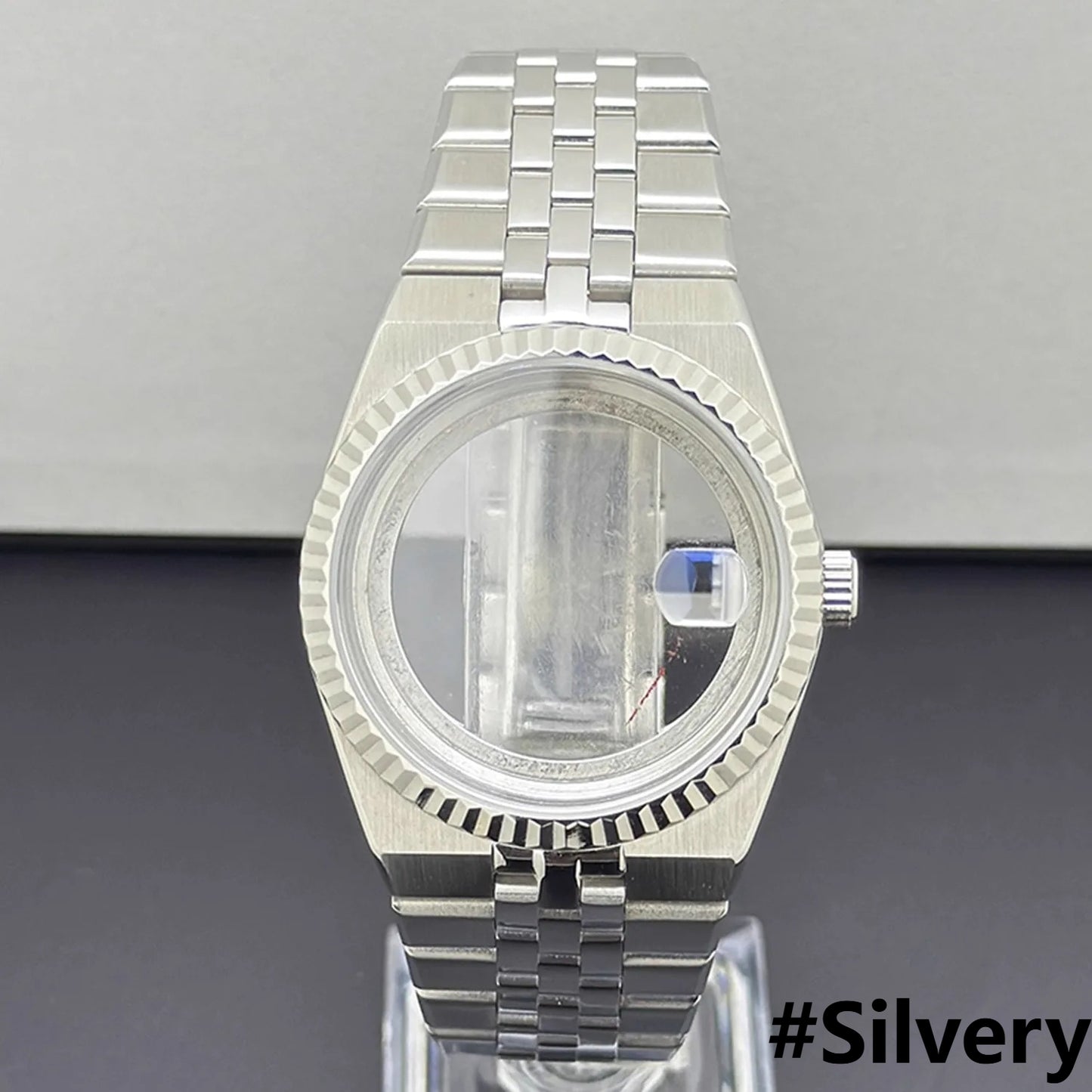 39.5mm Watch Case + Bands Set Land Dweller with Sapphire Glass for NH35 NH36