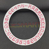 White Background Pink Character Date Disk Date Wheel Overlay for NH35 NH36