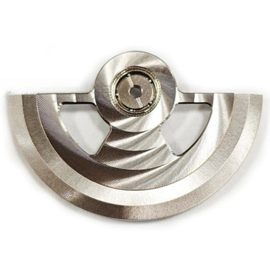 Masse oscillante à rotor creux modifié en argent, compatible avec les mouvements NH35 et NH36