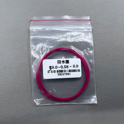 Set of 5 Teflon watch O-rings 39mm for Tissot T063 T035 1853 T099 T028 T41 models, durable gasket seals.