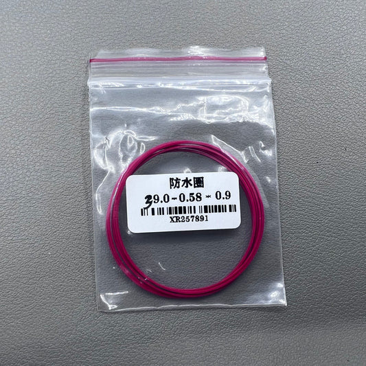 Set of 5 Teflon watch O-rings 39mm for Tissot T063 T035 1853 T099 T028 T41 models, durable gasket seals.