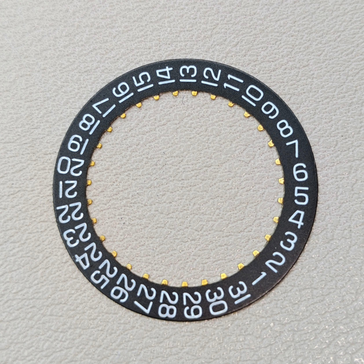 Black Date Disk Wheel Date Wheel Date@3 for ETA 2824-2 2892 Mechanical Movement