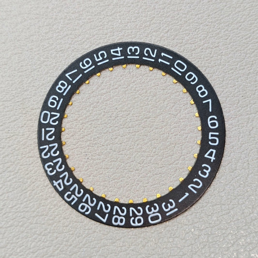 Black Date Disk Wheel Date Wheel Date@3 for ETA 2824-2 2892 Mechanical Movement