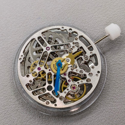 Silver HZ75DOA Hollow Bare Balance Wheel Automatic Mechanical Movement